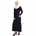 Islamic dress- navy blue color coat style abaya